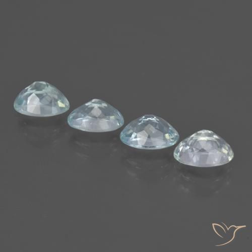 Achetez naturel 3,09ct bleue aigue-marine gems, coupe ovale, en provenance inde chez gemselect. en stock, livraison internationale!