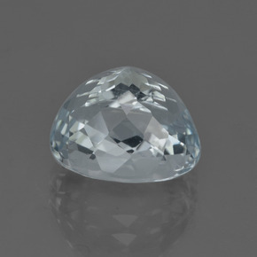 Bleu vert Bleu clair naturelle Coupe ovale, 5.27 ct, VVS