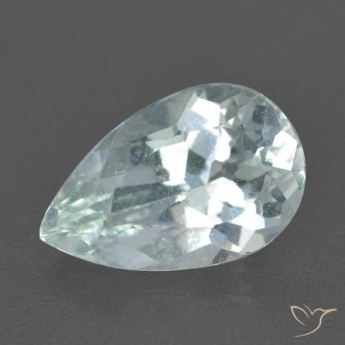 2.36ct Naturel Bleu-vert léger Bleu vert, En forme de poire, VS