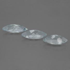 Achetez naturel 2,89ct bleue aigue-marine gems, marquise, en provenance inde chez gemselect. en stock, livraison internationale!