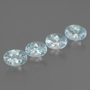 Achetez naturel 2.12ct Bleu ciel Bleu vert gems, Coupe ovale, En provenance Inde chez GemSelect. En stock, livraison internationale!