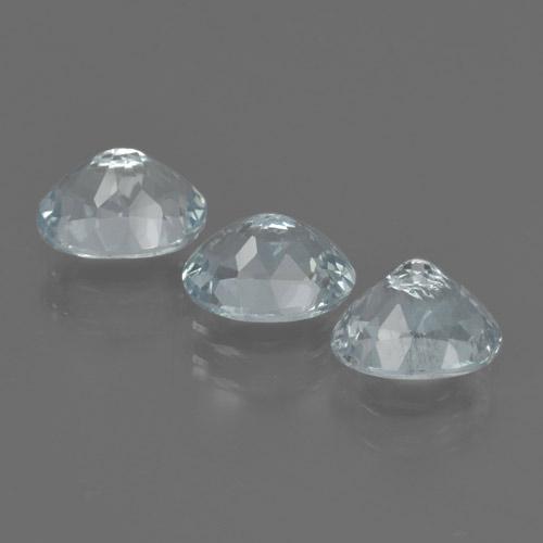 Achetez naturel 2,93ct bleue aigue-marine gems, coupe ovale, en provenance inde chez gemselect. en stock, livraison internationale!
