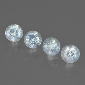 Achetez naturel 2.26ct Bleu bébé léger Bleu vert gems, Coupe roude, En provenance Inde chez GemSelect. En stock, livraison internationale!