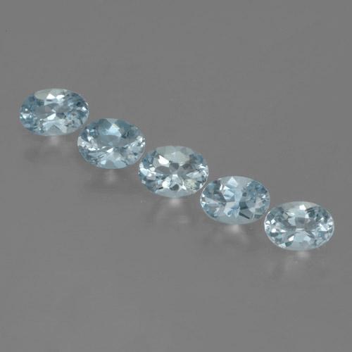 Achetez naturel 1,81ct bleue aigue-marine gems, coupe ovale, en provenance inde chez gemselect. en stock, livraison internationale!