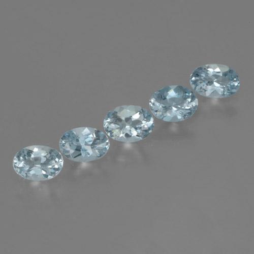 Achetez naturel 1,81ct bleue aigue-marine gems, coupe ovale, en provenance inde chez gemselect. en stock, livraison internationale!
