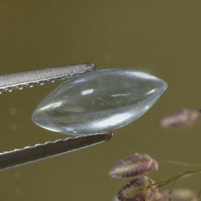 Bleu vert Bleu clair naturelle Marquise, 1.06 ct, Transparent