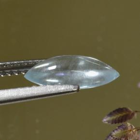 Bleu vert Bleu clair naturelle Marquise, 1.06 ct, Transparent