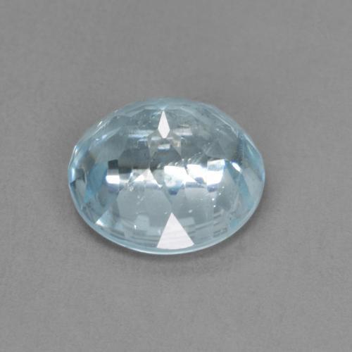 Bleu vert Bleu bébé naturelle Coupe roude, 1.46 ct, VS-SI