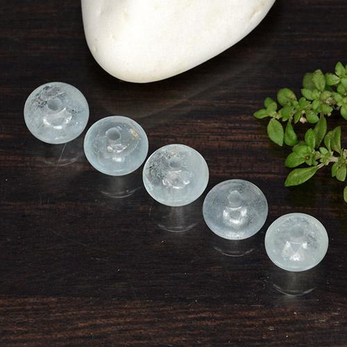 Achetez naturel 6.21ct Bleu très clair Bleu vert gems, Forme fantaisie, En provenance Inde chez GemSelect. En stock, livraison internationale!