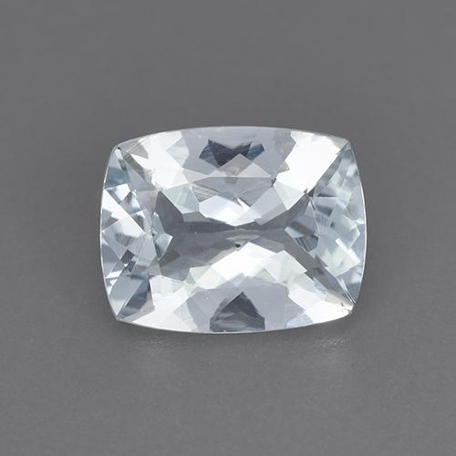 Bleu vert Blanc bleuâtre naturelle Coupe coussin, 1.78 ct, VVS