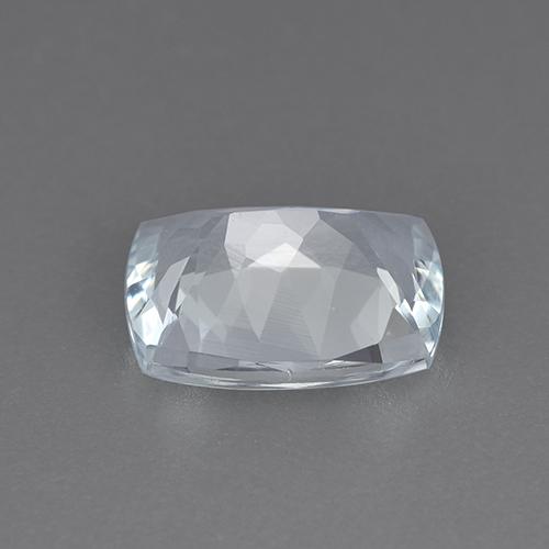 Bleu vert Blanc bleuâtre naturelle Coupe coussin, 1.78 ct, VVS