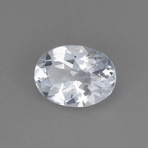 Bleu vert Blanc bleuâtre naturelle Coupe ovale, 1.05 ct, VVS