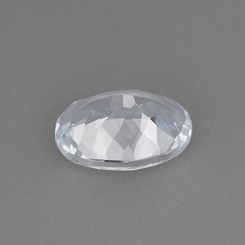 Bleu vert Blanc bleuâtre naturelle Coupe ovale, 1.05 ct, VVS