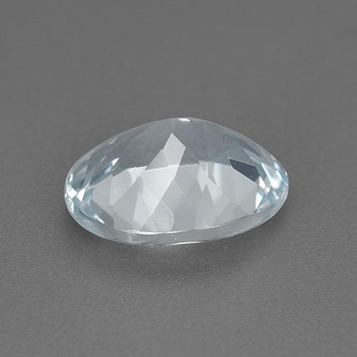 Bleu vert Bleu très clair naturelle Coupe ovale, 1.54 ct, VVS