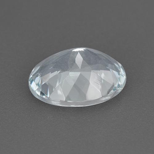 Bleu vert Blanc bleuâtre naturelle Coupe ovale, 1.66 ct, VVS