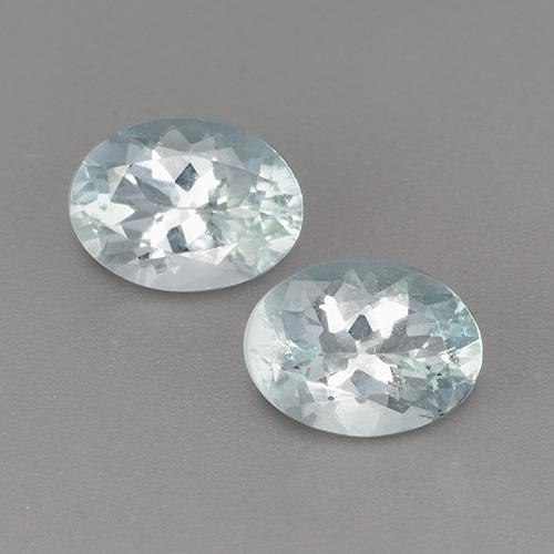 Achetez naturel 2.25ct Bleu pâle Bleu vert gems, Coupe ovale, En provenance Madagascar chez GemSelect. En stock, livraison internationale!