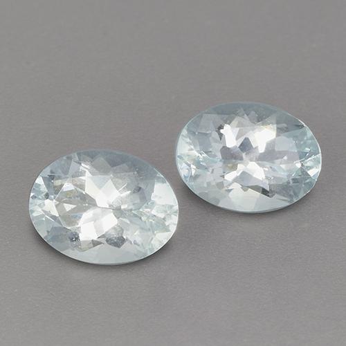 Achetez naturel 2.25ct Bleu pâle Bleu vert gems, Coupe ovale, En provenance Madagascar chez GemSelect. En stock, livraison internationale!