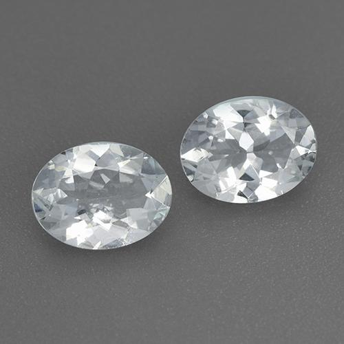 Achetez naturel 1,98ct blanc aigue-marine gems, coupe ovale, en provenance madagascar chez gemselect. en stock, livraison internationale!