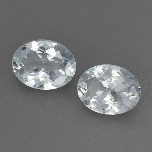 Achetez naturel 1,98ct blanc aigue-marine gems, coupe ovale, en provenance madagascar chez gemselect. en stock, livraison internationale!