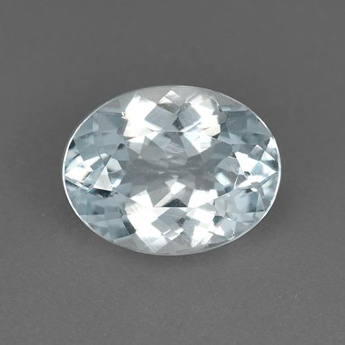 Bleu vert Bleu clair naturelle Coupe ovale, 1.93 ct, VVS-VS