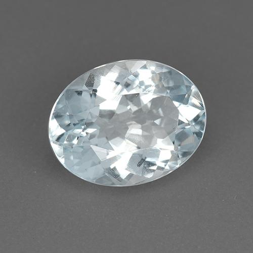 Bleu vert Bleu clair naturelle Coupe ovale, 1.93 ct, VVS-VS