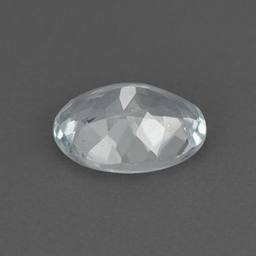 Bleu vert Bleu clair naturelle Coupe ovale, 1.02 ct, VVS-VS