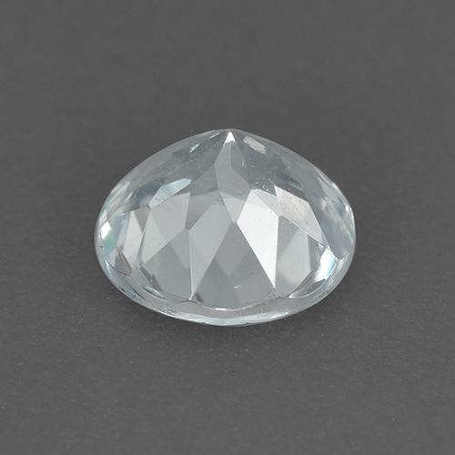 Aigue-marine blanc naturelle coupe roude, 0,70 ct, VVS-VS