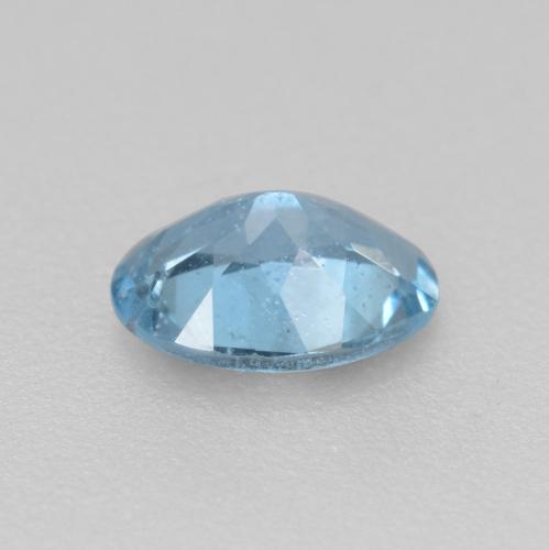 Bleu vert Bleu maya profond naturelle Coupe ovale, 0.39 ct, VS-SI