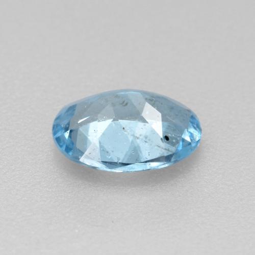 Bleu vert Bleu naturelle Coupe ovale, 0.56 ct, VS-SI