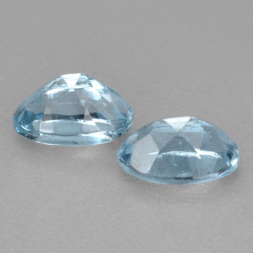 Achetez naturel 0,53ct bleue aigue-marine gems, coupe ovale, en provenance inde chez gemselect. en stock, livraison internationale!