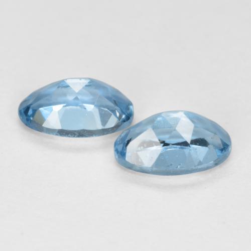 Achetez naturel 0,45ct bleue aigue-marine gems, coupe ovale, en provenance inde chez gemselect. en stock, livraison internationale!