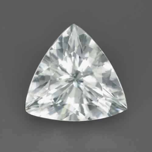 Aigue-marine blanc naturelle trillion, 3,00 ct, VVS-VS