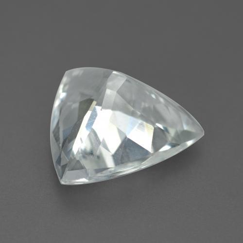Aigue-marine blanc naturelle trillion, 3,00 ct, VVS-VS