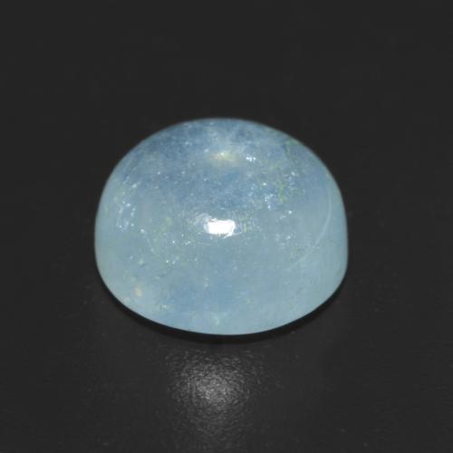Bleu vert Bleu clair naturelle Coupe roude, 2.29 ct, Transparent