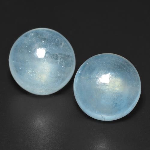 Achetez naturel 9,05ct turquoise aigue-marine gems, coupe roude, en provenance madagascar chez gemselect. en stock, livraison internationale!