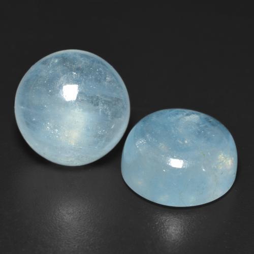 Achetez naturel 9,05ct turquoise aigue-marine gems, coupe roude, en provenance madagascar chez gemselect. en stock, livraison internationale!