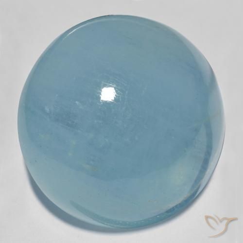 31.66ct Naturel Vert bleu clair Bleu vert, Tour, Transparent