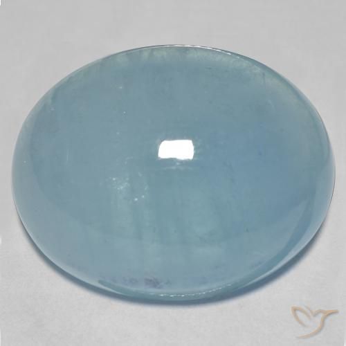 41.14ct Naturel Bleu verdâtre Bleu vert, ovale, Transparent