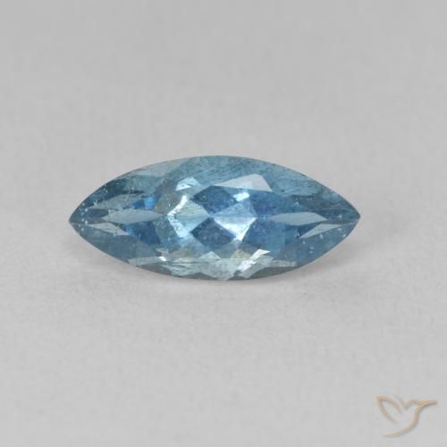 Bleu vert Bleu naturelle Marquise, 1.26 ct, VS-SI