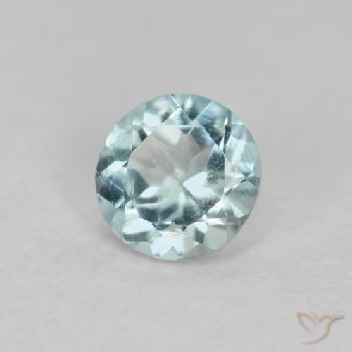 Bleu vert Bleu-vert léger naturelle Tour, 0.22 ct, VS