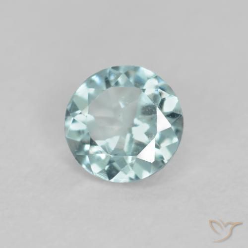 Bleu vert Bleu-vert léger naturelle Tour, 0.24 ct, VS
