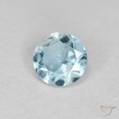 Bleu vert Bleu ciel naturelle Tour, 0.18 ct, VVS-VS