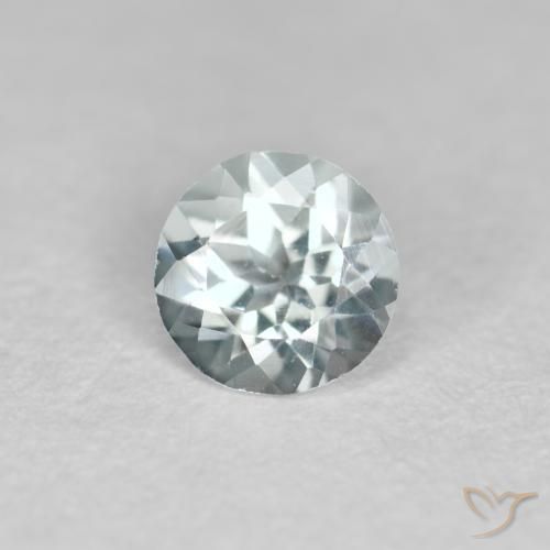 Bleu vert Bleu aquatique léger naturelle Tour, 0.33 ct, VVS-VS