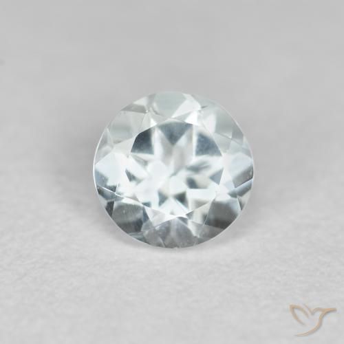 0.41ct Naturel Bleu pâle Bleu vert, Tour, VVS-VS