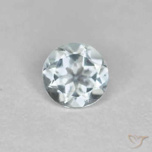 0.35ct Naturel Bleu verdâtre léger Bleu vert, Tour, VVS-VS