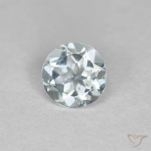 Bleu vert Bleu verdâtre léger naturelle Tour, 0.35 ct, VVS-VS