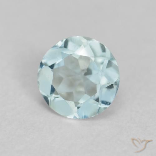 Bleu vert Bleu clair naturelle Tour, 0.22 ct, VVS-VS