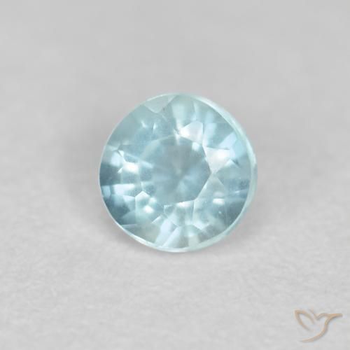 Bleu vert Bleu clair naturelle Tour, 0.18 ct, VS-SI