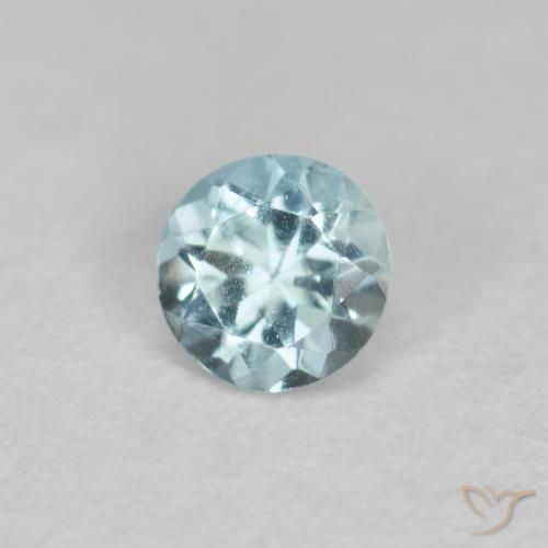 0.20ct Naturel Bleu clair Bleu vert, Tour, VS-SI