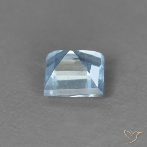 Bleu vert Bleu Maya naturelle Carré, 0.17 ct, VS